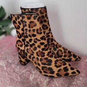 AMAZING Calf Hair Leopard Print Boots NWT J.Crew